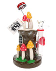6B Glass Mushroom Water Pipe 8″