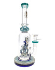 6B Glass Silver Fumed Stemless Bong