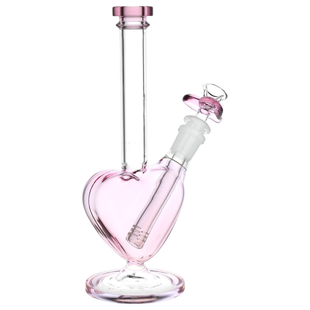 The Heart Grows Fonder Glass Water Pipe