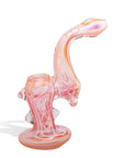 gold marble style bubbler pipe 7inch