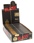 RAW Black Rolling Papers – 24-Count Display Box – 1¼ Size
