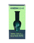 SeshGear Pastel Skull Glass Water Pipe 6"