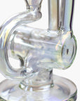 8" Eelectroplated Glass Recycler Rig - INHALCO
