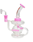 8" Glass 2-in-1 Recycler Water Bong