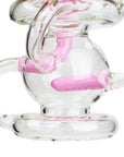 8" Glass 2-in-1 Recycler Water Bong