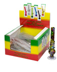 8" Acrylic Water Pipe 12-Pack - inhalco