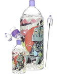 Pulsar Graffiti Series Spray Paint Glass Water Pipe Set