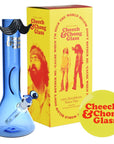 Cheech & Chong Glass Moustache Ride Beaker Bong
