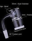 HONEY & MILK BEVEL SPLASH BUCKET QUARTZ BANGER