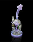 9" Midnight Mushroom Water Bong - INHALCO