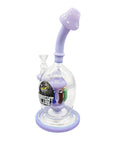 9" Midnight Mushroom Water Bong - INHALCO
