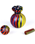 Pulsar Terp Slurper Multi-Striped Set 3Pcs