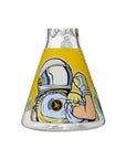 Glow Astronaut Glass Beaker Water Pipe 10 Inch
