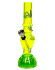 7" Acrylic Bong with Grinder - inhalco