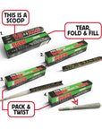 BIGBARK Slow Burning Rice Pre-rolled Cones - INHALCO