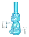 Bear Buddy Electroplated Small Water Bong - inhalco