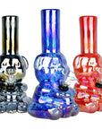 Bear-y Shiny Electroplated Soft Glass Water Pipe - INHALCO