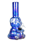 Bear-y Shiny Electroplated Soft Glass Water Pipe - INHALCO