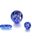 Bear Quartz Pillar Marble Set - Blue