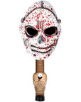 Bloody Skull Gas Mask Acrylic Bong 8"