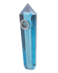 Blue Crystal Quartz Pipe