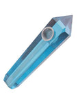 Blue Crystal Quartz Pipe
