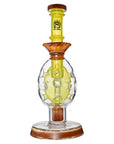 Oval Sphere Glass Dab Rig W/ Opal Triseed Perc