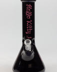 12" Kitty Black 7mm Glass Beaker Bong_3