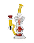 Triple Arm Swiss Fab Incycler Dab Rig With Marble