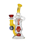 Triple Arm Swiss Fab Incycler Dab Rig With Marble