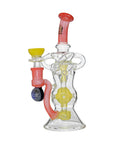 Triple Arm Swiss Fab Incycler Dab Rig With Marble
