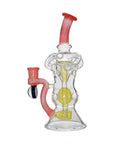 Triple Arm Swiss Fab Incycler Dab Rig With Marble