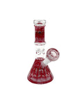 Red Chromatic Chill Beaker Bong