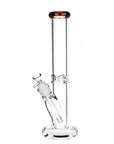 Classic Clear Straight Tube Bong - inhalco