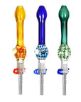 Confetti Bubble Dab Straw w/ Titanium Tip - INHALCO