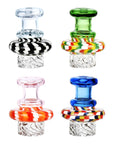 Contrast Color Rope Twist Helix Carb Cap
