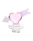 Cupid Heart Glass Carb Cap 30mm - INHALCO