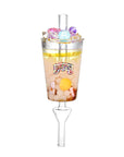 Dabtized Bottoms Up Shot Glass 2 In 1 Honey Straw