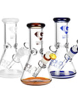 Diamond Glass Gold Hitter Bong 8inch - inhalco