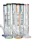 17" Double Tree Percolator Water Bong - inhalco