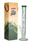 17" Double Tree Percolator Water Bong - inhalco