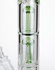 17" Double Tree Percolator Water Bong - inhalco