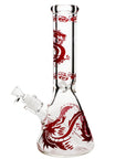 12" Dragon Glass Bong - INHALCO