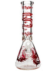 12" Dragon Glass Bong - INHALCO