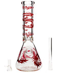 12" Dragon Glass Bong - INHALCO