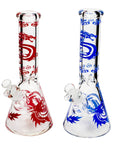 12" Dragon Glass Bong - INHALCO