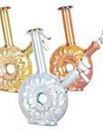 Electroplated Donut Mini Water Pipes - INHALCO