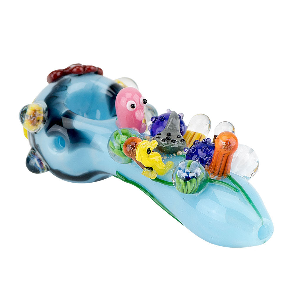 Empire Glassworks Great Barrier Reef Spoon Pipe 4.75"