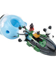 Empire Glassworks Spoon Pipe Climbing Pandas 4.75"