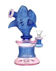 Feeding Time Etched Shark Bong - inhalco